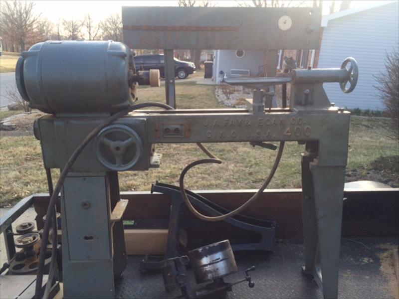 J.A. Fay & Egan CO. 400 Wood Lathe US 1,000.00 (St. Louis, Missouri