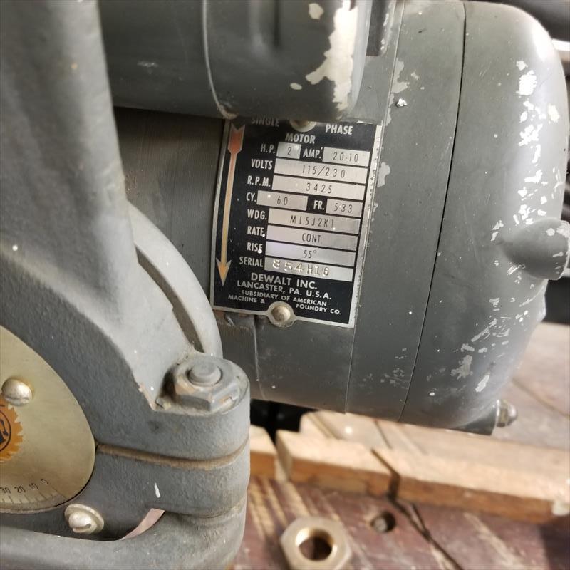 Dewalt Radial Arm Saw Model R2 Us 100000 West Deptford New