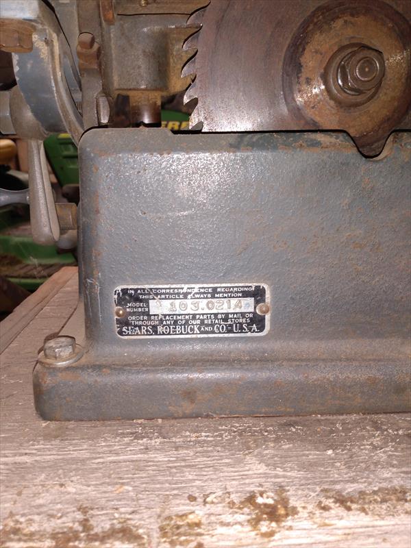 Sears Table Saw US 150.00 (Rossiter, Pennsylvania