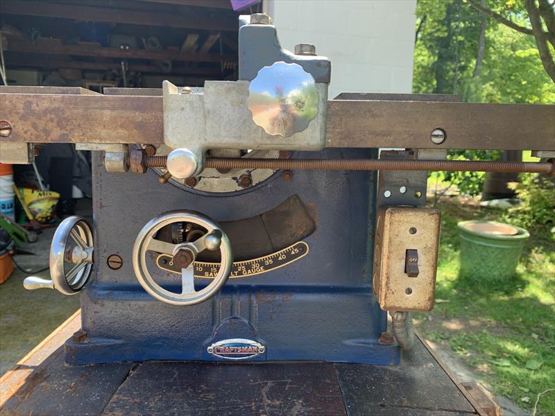 Vintage Sears Craftsman table saw US 1.00 (Buchanan, NY)