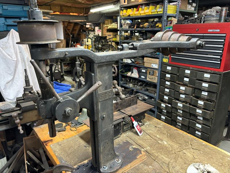 Dwight Slate Flat Belt Drill Press 1886 US 50.00 (Acton, MA)