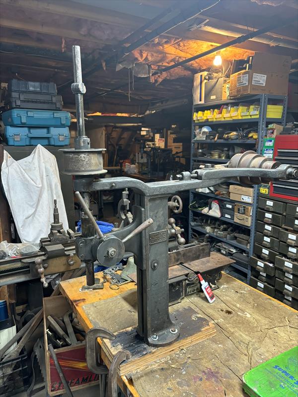 Dwight Slate Flat Belt Drill Press 1886 US 50.00 (Acton, MA)