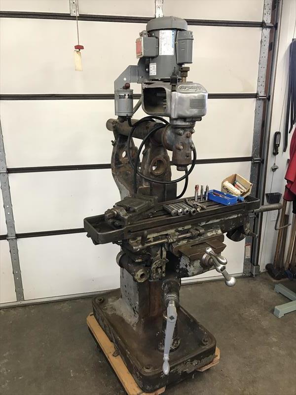 BRIDGEPORT J-Head Vertical Milling Machine - US $500.00 (Wyalusing, PA ...