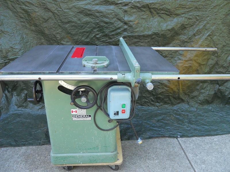 Canadian General 12" table saw model 450 CAN 1,250.00 (Port Moody