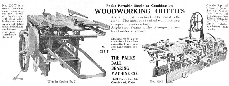 Parks Woodworking Machine Co History Vintagemachinery Org