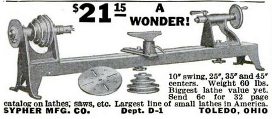 Advertisement from January 1930 "Popular Mechanics"