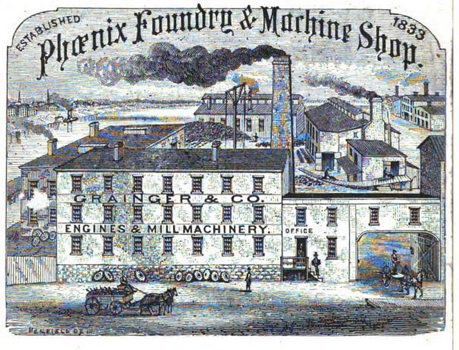 Grainger & Co., Phoenix Foundry & Machine Shop 1883 ad Phoenix