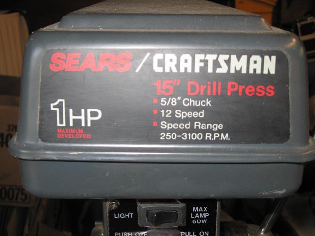 Photo Index - Sears | Craftsman - 113.213150 | VintageMachinery.org