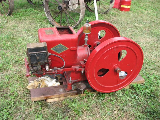 Comments: Taylor Engine Co., 2 HP Type C, 450 RPM Stationary Gas 