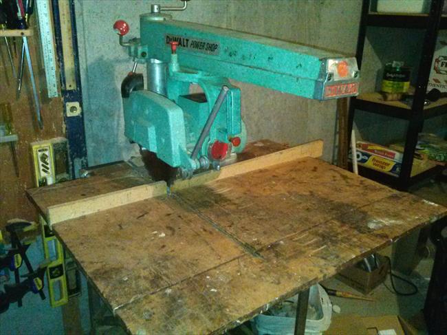 Vintage dewalt radial online arm saw