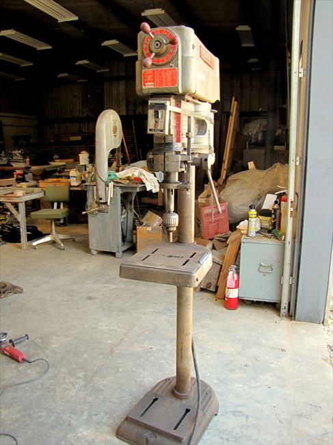 #1150 powermatic Powermatic Drill Press 1150 Verable speed spindle side pulley 