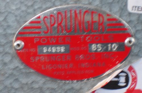 Comments: Sprunger Badge front cover