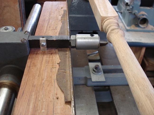 homemade wood lathe duplicator