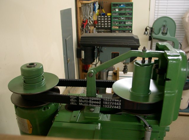 #1150 powermatic Powermatic Drill Press 1150 Verable speed spindle side pulley 